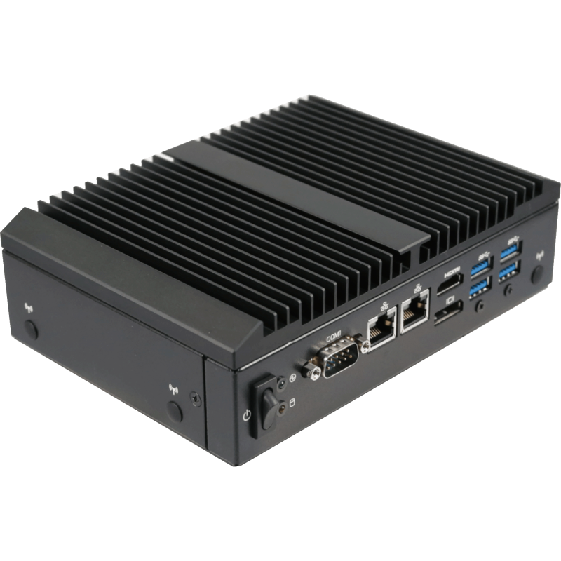 GIGAIPC QBiX‑Pro‑KBLB7100HD‑A1 – Sistema Embedded Fanless con Intel® Core™ i3‑7100U e 5G