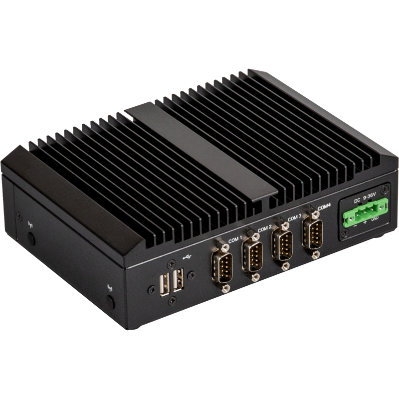 GIGAIPC QBiX‑Pro‑APLB4200H‑B1 – Box fanless con Intel® Pentium® N4200 e GPIO