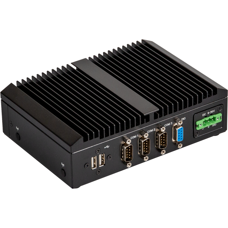 GIGAIPC QBiX‑Pro‑APLB4200H‑B1 – Box fanless con Intel® Pentium® N4200 e GPIO