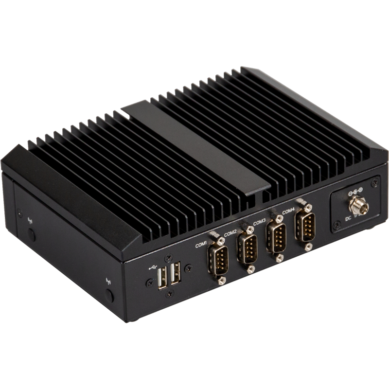 GIGAIPC QBiX‑Pro‑AMDA1605H‑A1 – Embedded Fanless con AMD Ryzen™ V1605B e Quad HDMI