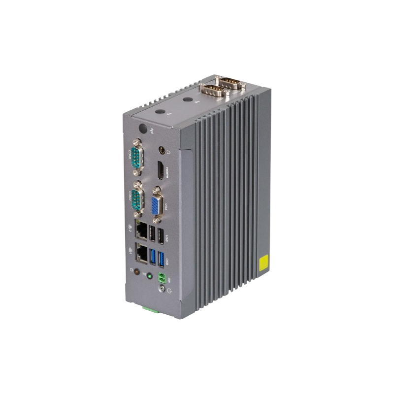 QBiX‑DR EHLA6412H‑A1 – PC Industriale DIN‑Rail Fanless