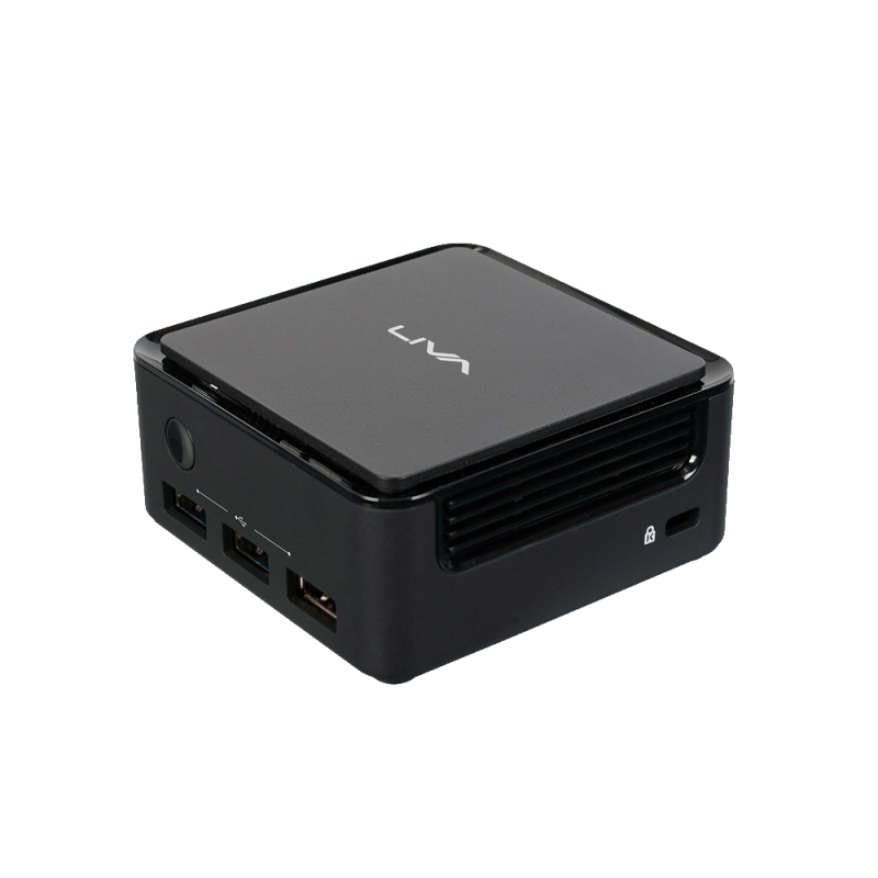 Mini-PC ECS LIVA Q3D con Intel Jasper Lake, 4GB RAM, eMMC, doppia uscita 4K