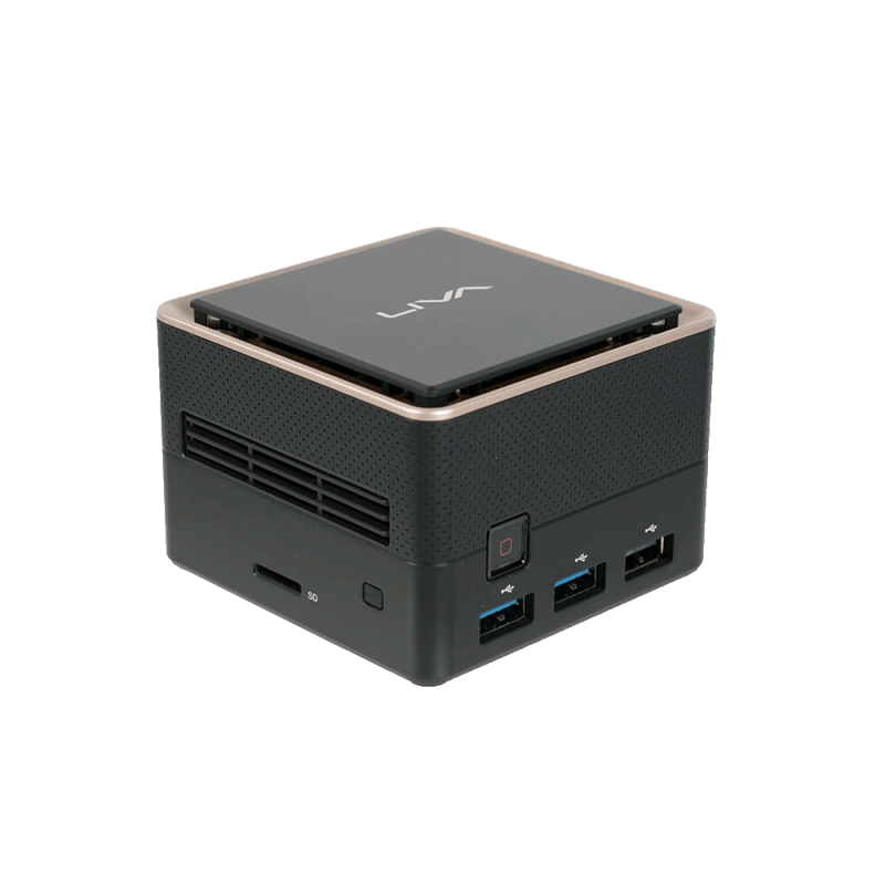 Mini‑PC ECS LIVA Q3 Plus – Ryzen Embedded, fino a 8 GB RAM, dimensioni ultra‑compatte