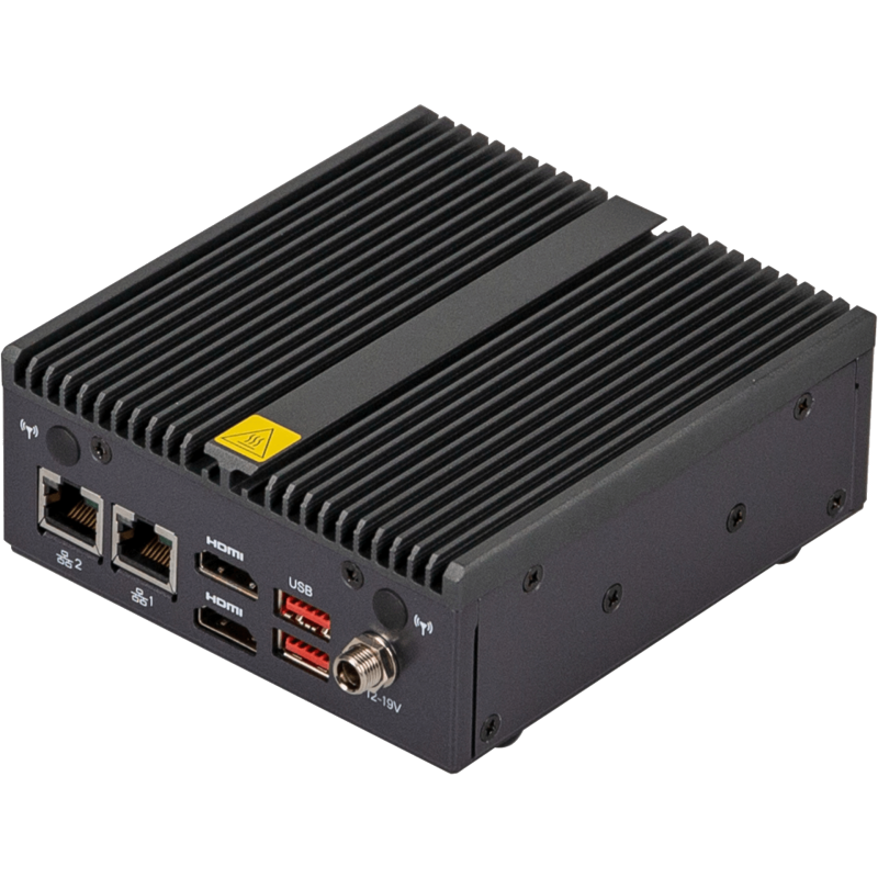 GIGAIPC QBiX-EHLA6412-A1 – Sistema industriale fanless con processore Intel® Celeron® J6412