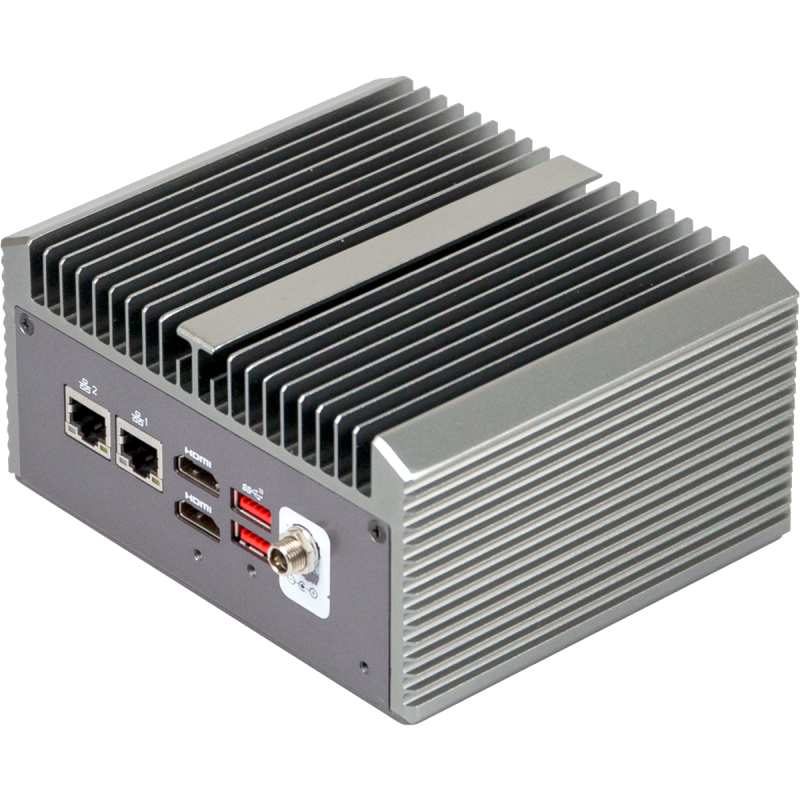 GIGAIPC QBiX-Pro-WHLA8565H-A2 – Sistema industriale fanless con Intel® Core™ i7-8565U