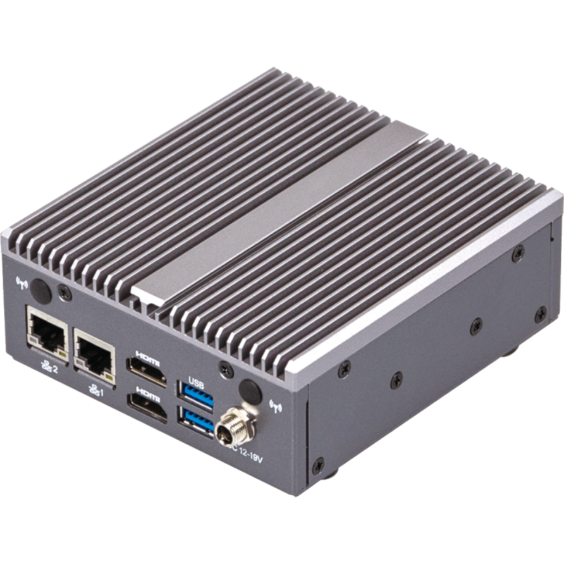 GIGAIPC QBiX-GLKB4125-A1 – Sistema industriale fanless con processore Intel® Celeron® J4125
