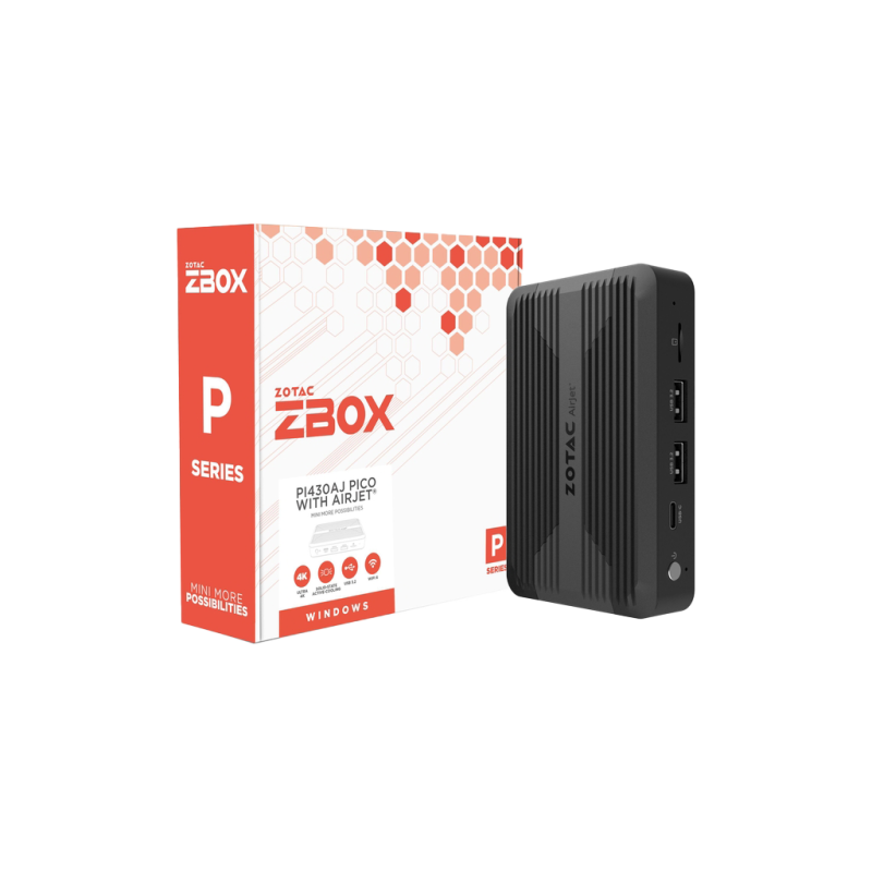 ZOTAC ZBOX PI430AJ AirJet – Mini PC ultra compatto con raffreddamento senza ventole