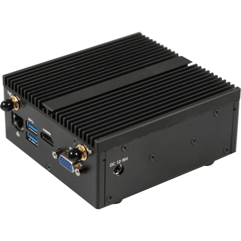 GIGAIPC QBiX-GLKA5005H-A1 – Box PC industriale fanless con Intel® Pentium® J5005
