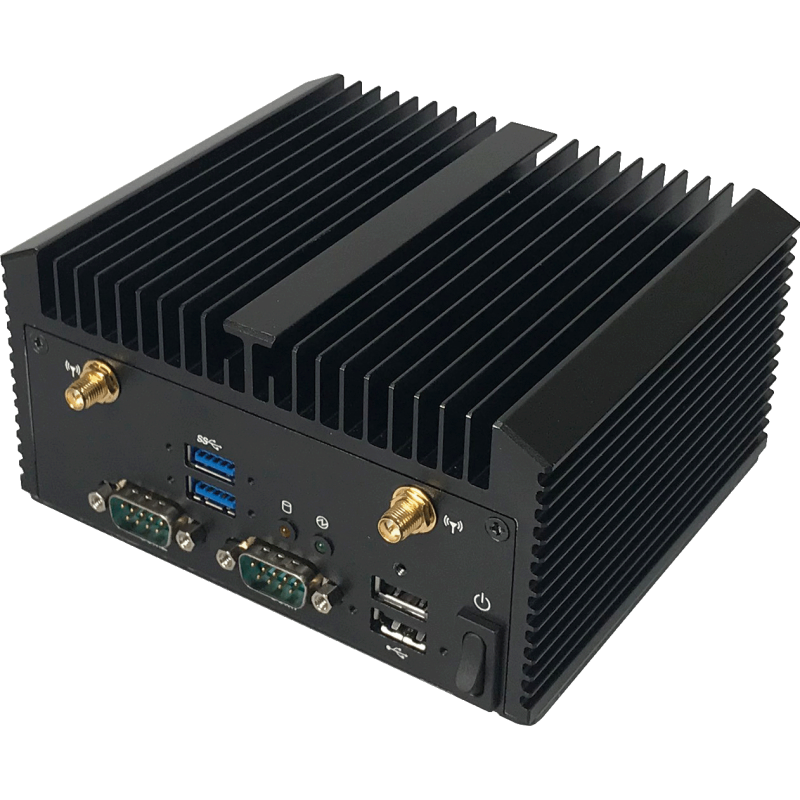 GIGAIPC QBiX‑KBLA7100H‑A1 – Box PC industriale fanless con Intel® Core™ i3‑7100U