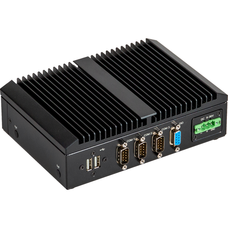 GIGAIPC QBiX‑Pro‑APLC4200H‑B1 – Box PC industriale fanless con Intel® Pentium® N4200