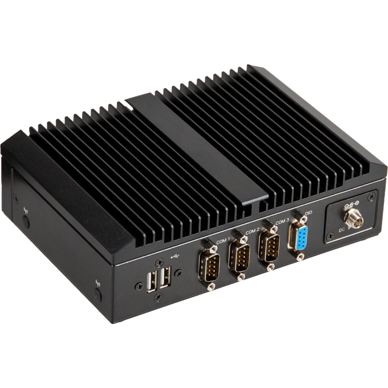 GIGAIPC QBiX‑Pro‑APLC4200H‑B1 – Box PC industriale fanless con Intel® Pentium® N4200
